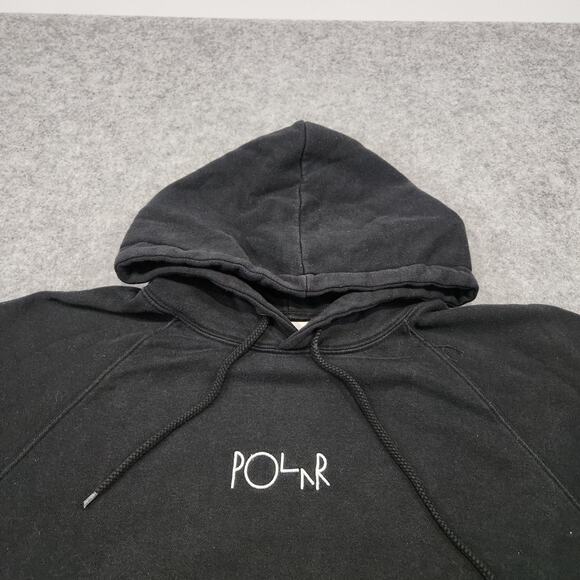 Polar Skate Co Mens L Large Black Default Pullover Sweatshirt Skateboard Hoodie - Picture 5 of 14